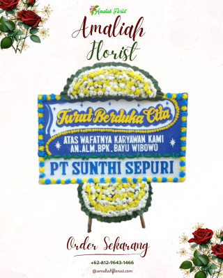 Papan Bunga Duka di Ambatkwi